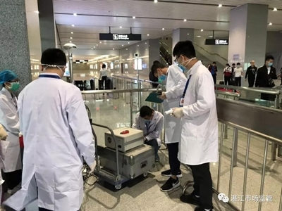 廣東省湛江市市場監管局組織體溫測量設備檢定校準工作，助力疫情防控檢測服務